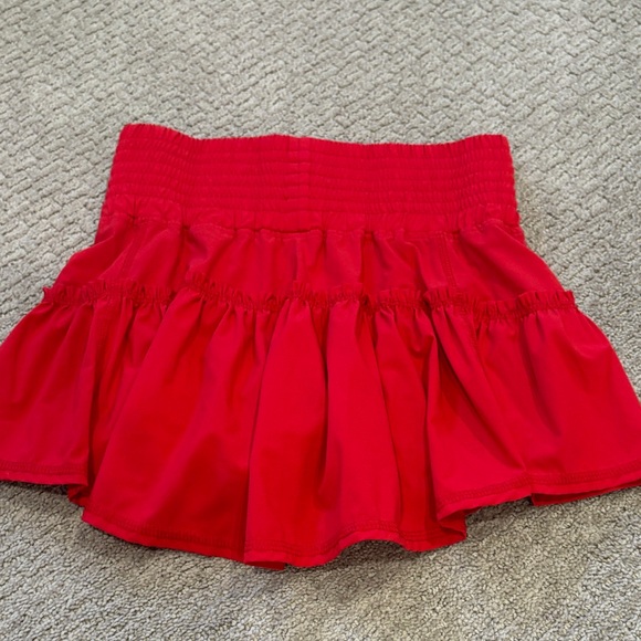 Red Mini Skirt - Picture 2 of 3